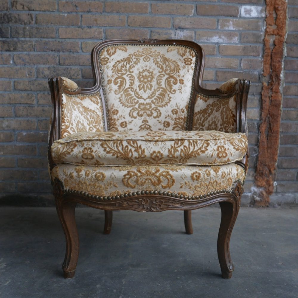 Barok louis XV vintage klassiek fauteuil