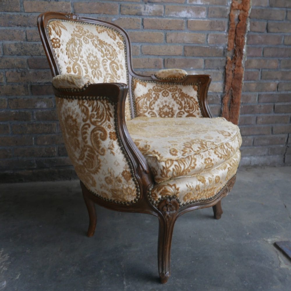 Barok louis XV vintage klassiek fauteuil