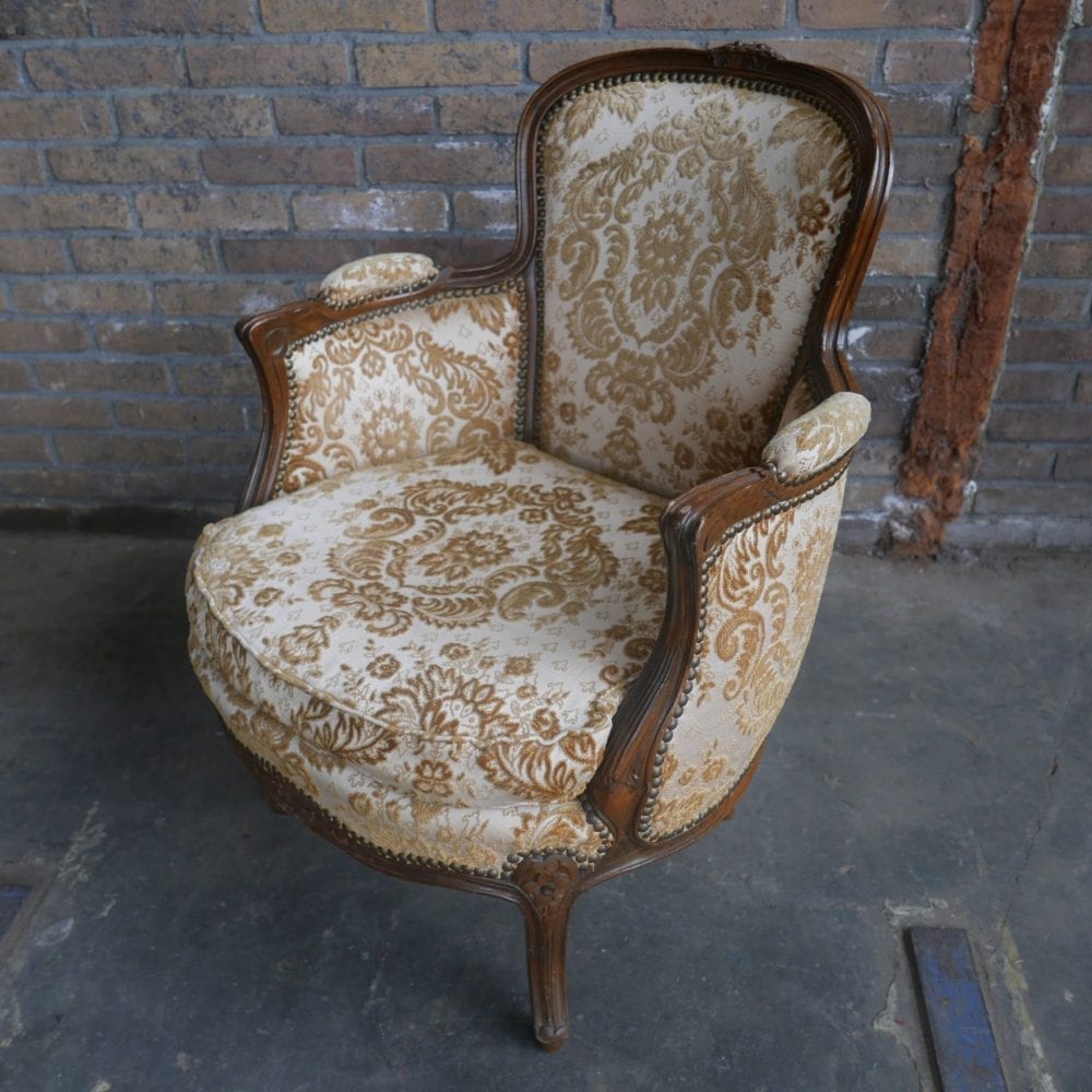 Barok louis XV vintage klassiek fauteuil