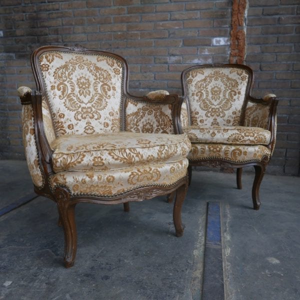 Barok louis XV vintage klassiek fauteuil