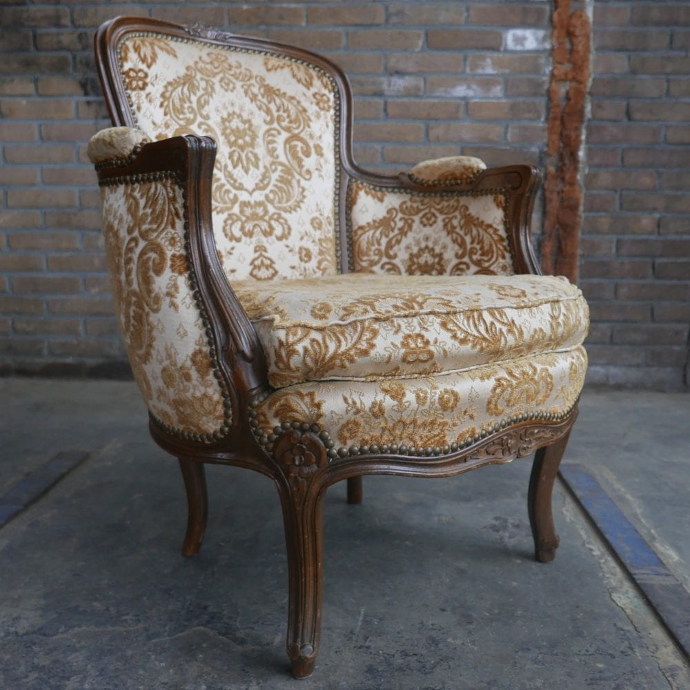 Barok louis XV vintage klassiek fauteuil