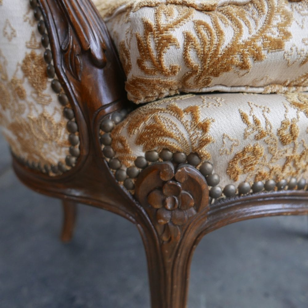 Barok louis XV vintage klassiek fauteuil