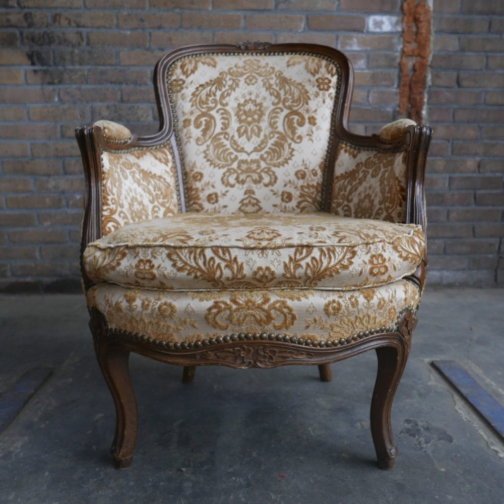 Barok louis XV vintage klassiek fauteuil