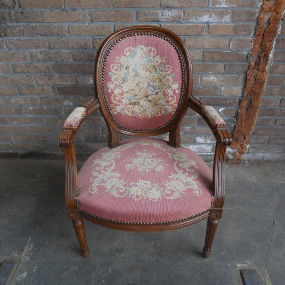 Barok louis XV vintage klassiek fauteuil