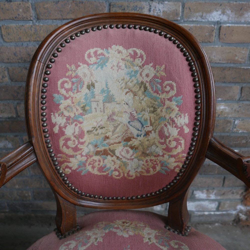 Barok louis XV vintage klassiek fauteuil