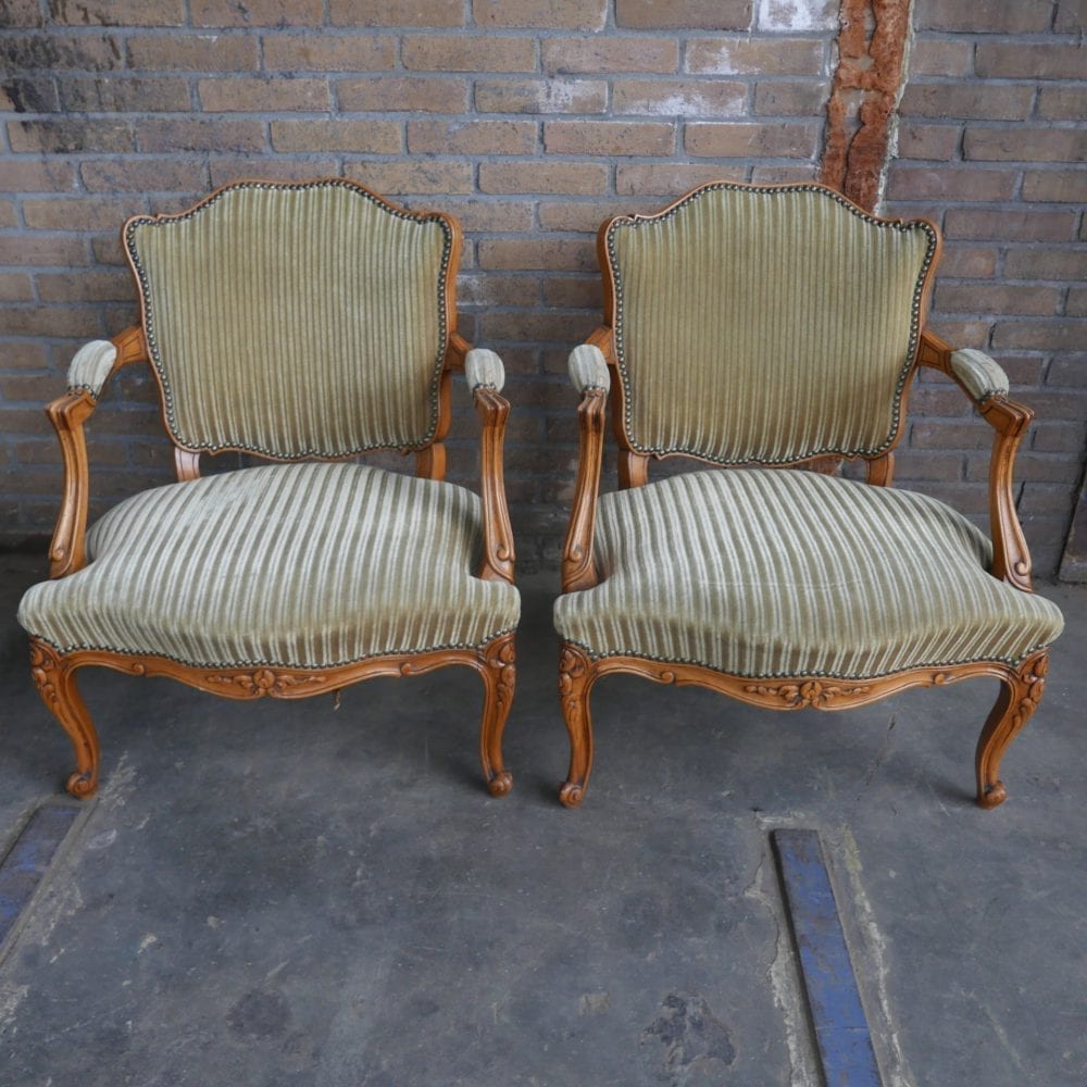 Barok louis XV vintage klassiek fauteuil