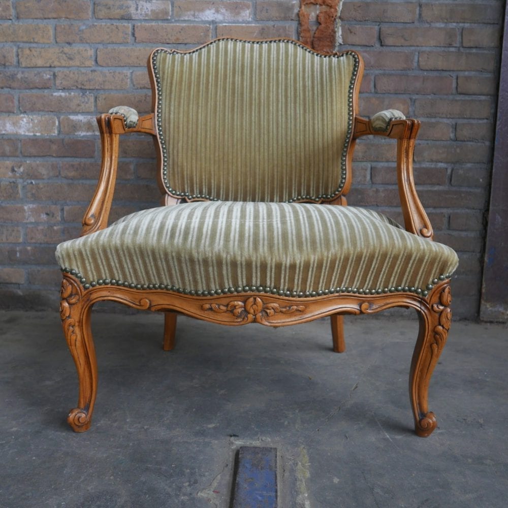 Barok louis XV vintage klassiek fauteuil