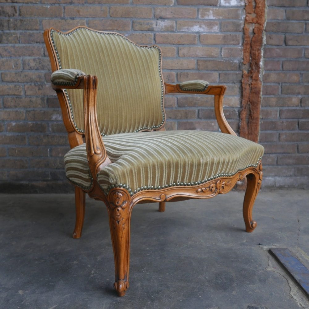 Barok louis XV vintage klassiek fauteuil