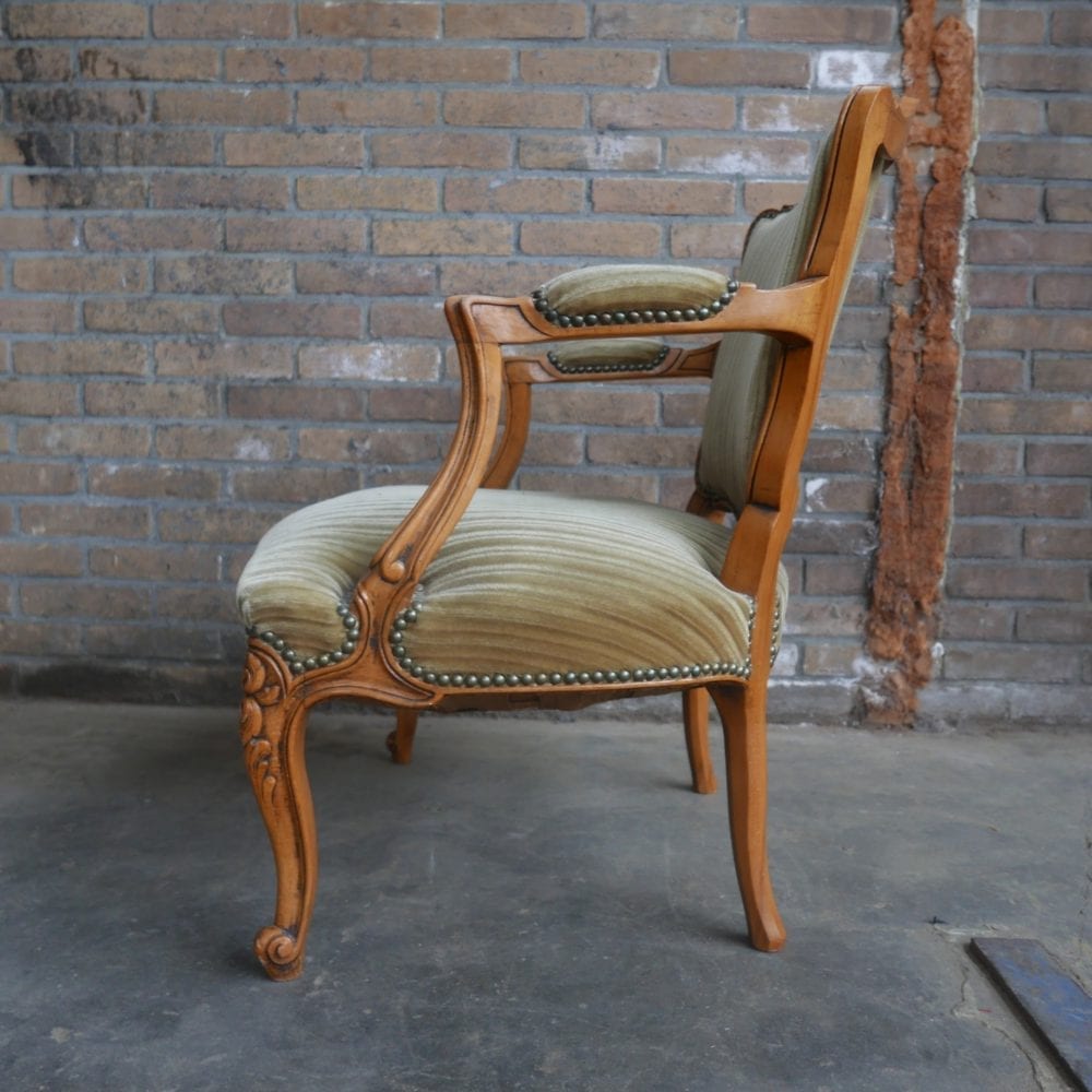 Barok louis XV vintage klassiek fauteuil