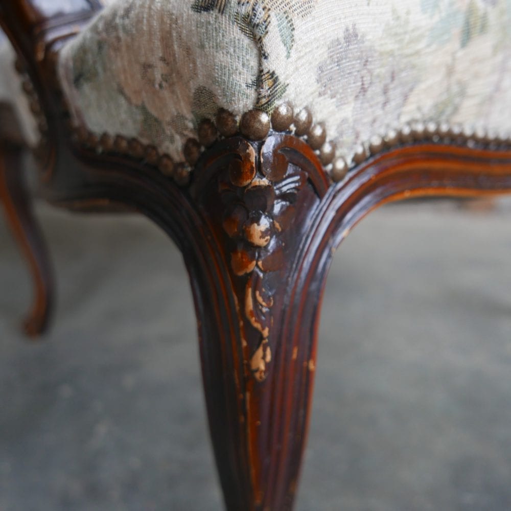 Barok louis XV vintage klassiek fauteuil