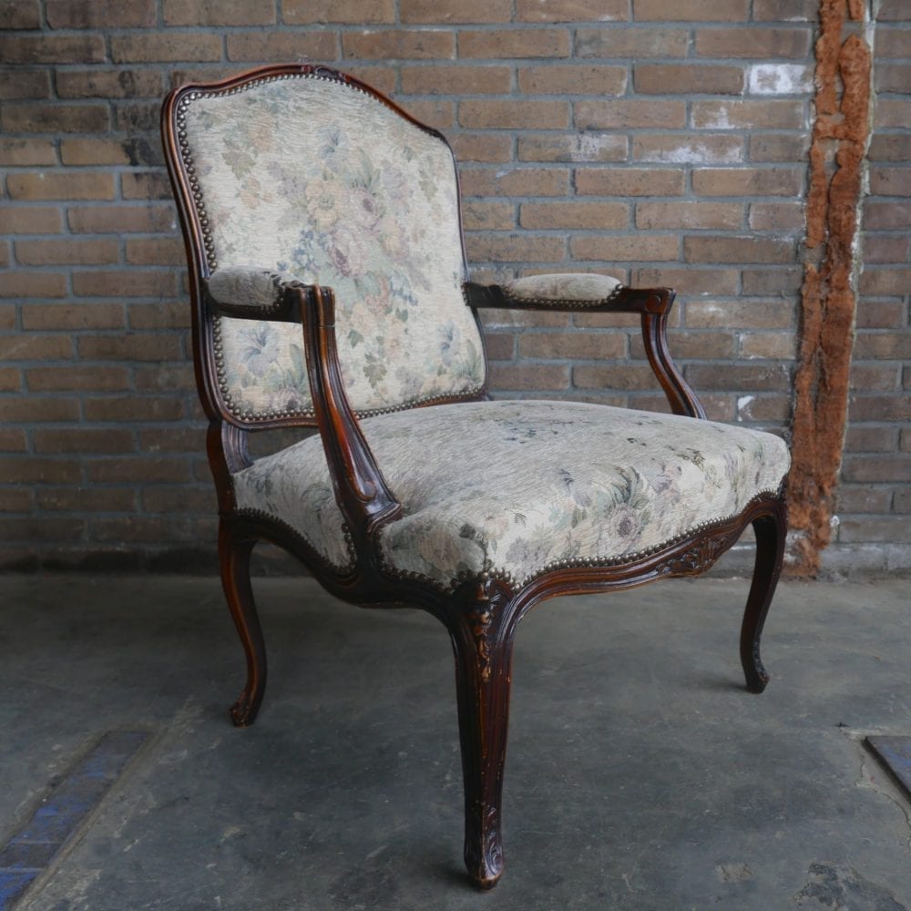 Barok louis XV vintage klassiek fauteuil