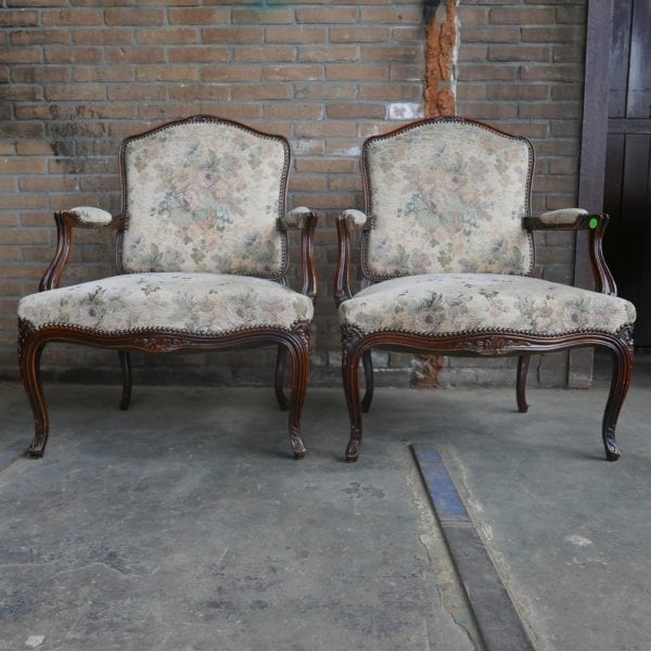 Barok louis XV vintage klassiek fauteuil