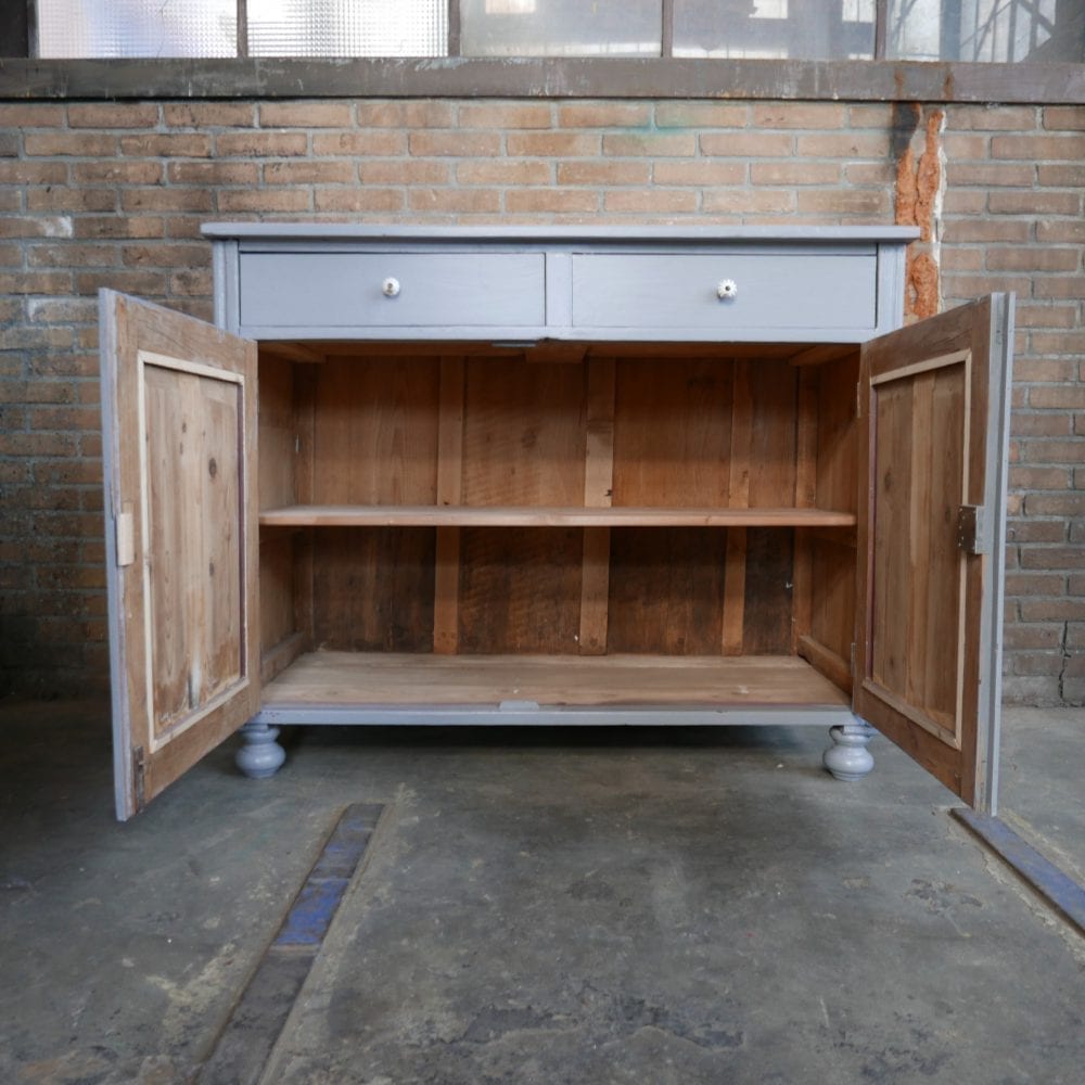 Grijze commode