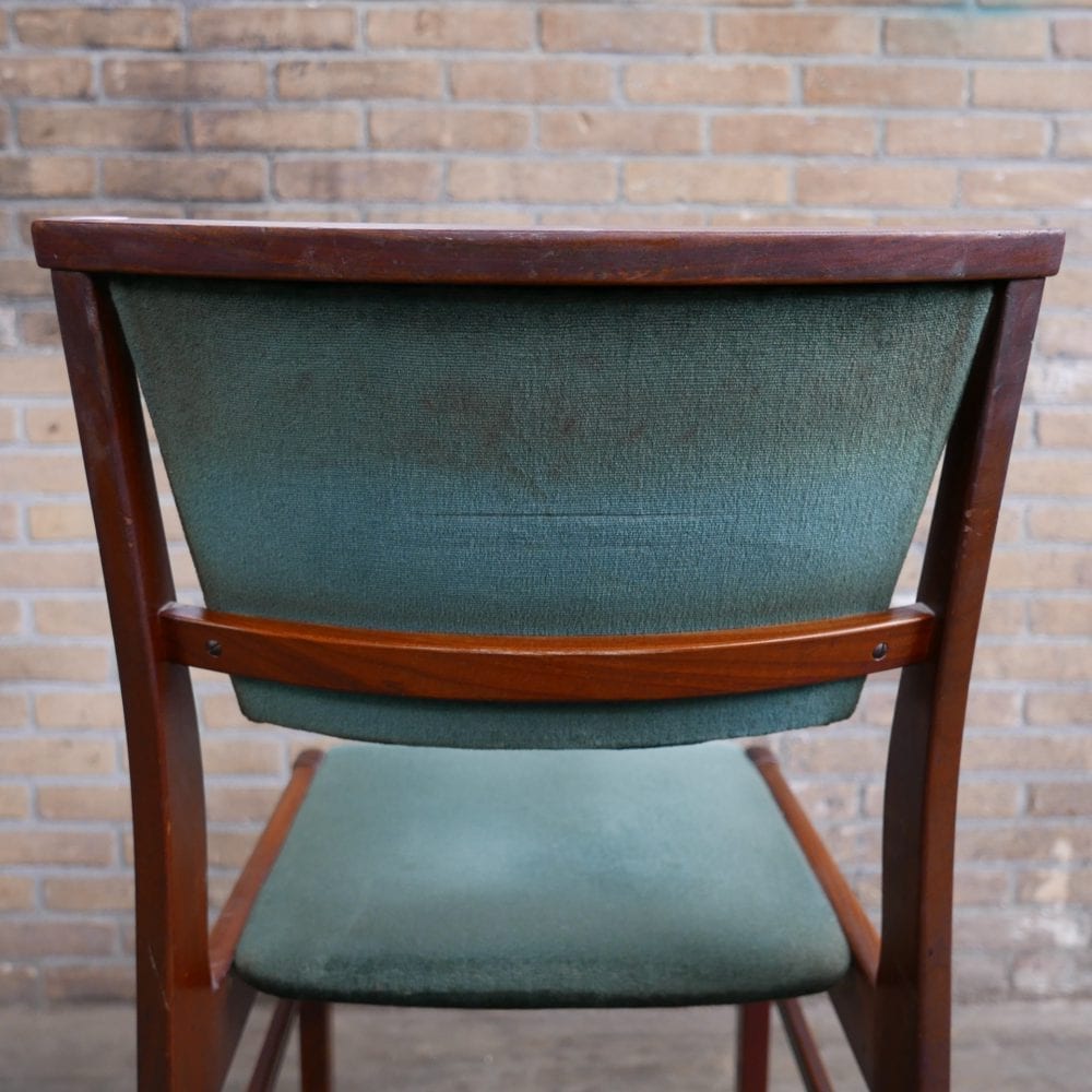 Vintage eetkamerstoel velours