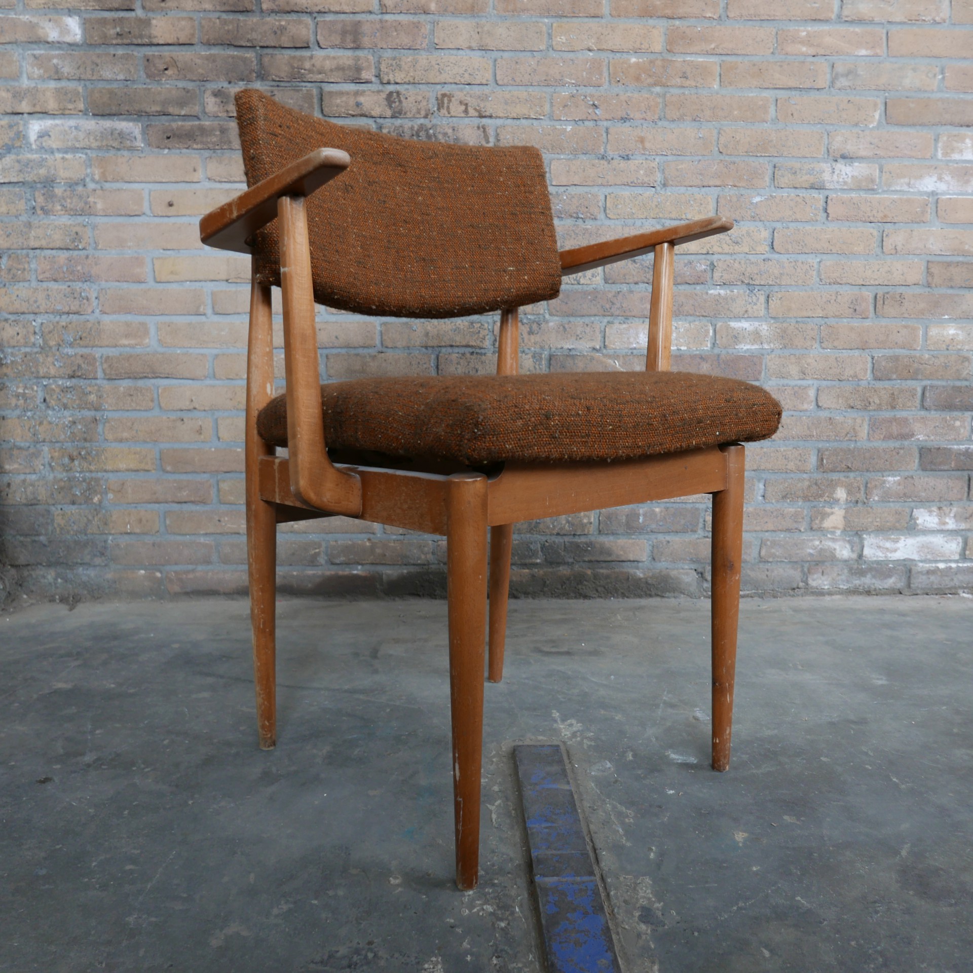 Leidinggevende invoeren makkelijk te gebruiken Vintage jaren '50 stoel » Van Dijk & Ko