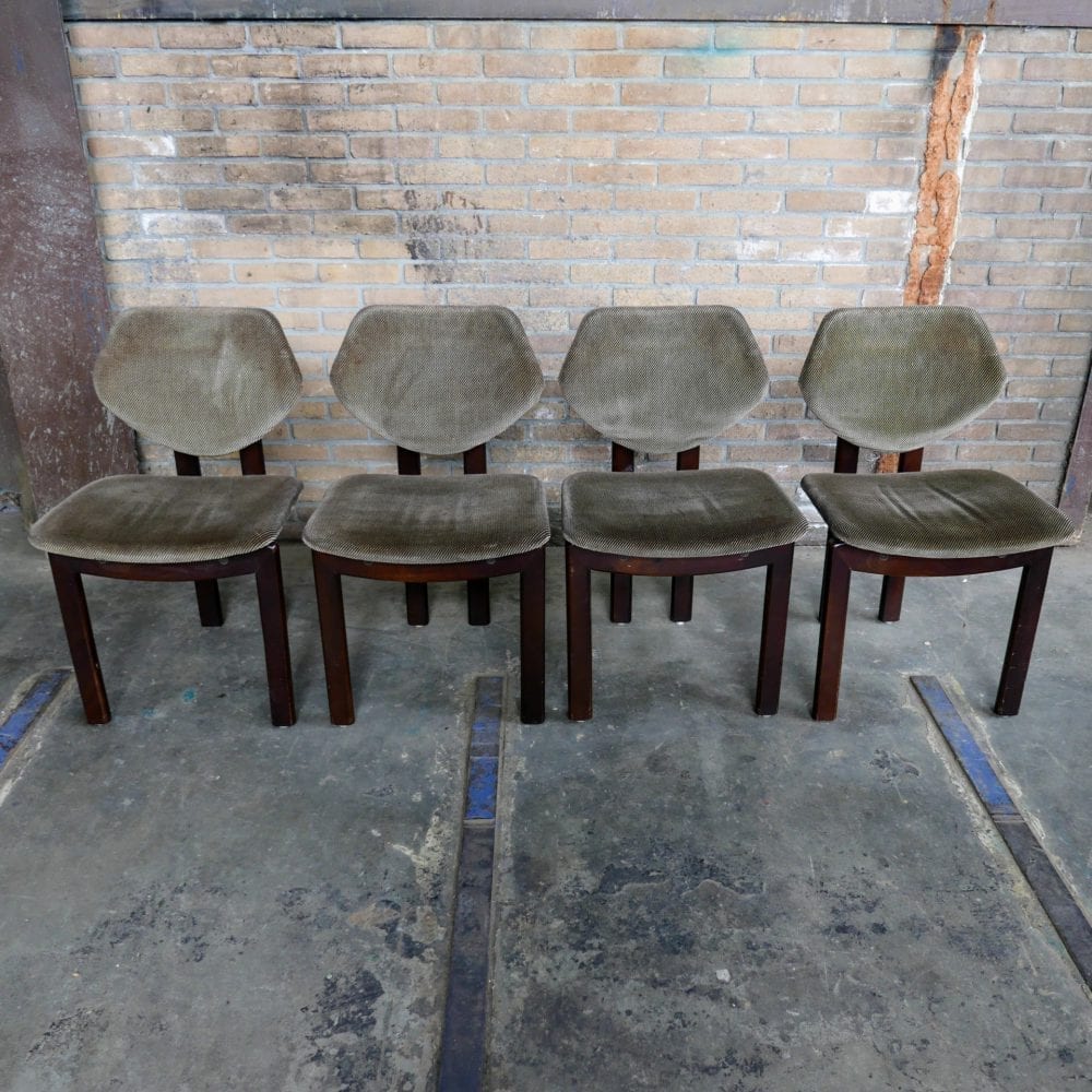jaren '80 eetkamerstoelen vintage