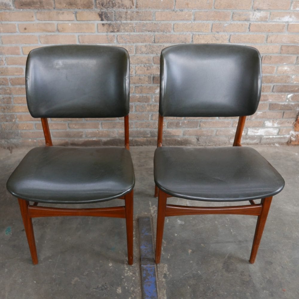 vintage leren stoel