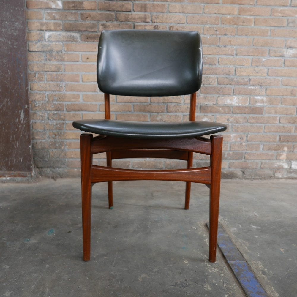 vintage leren stoel