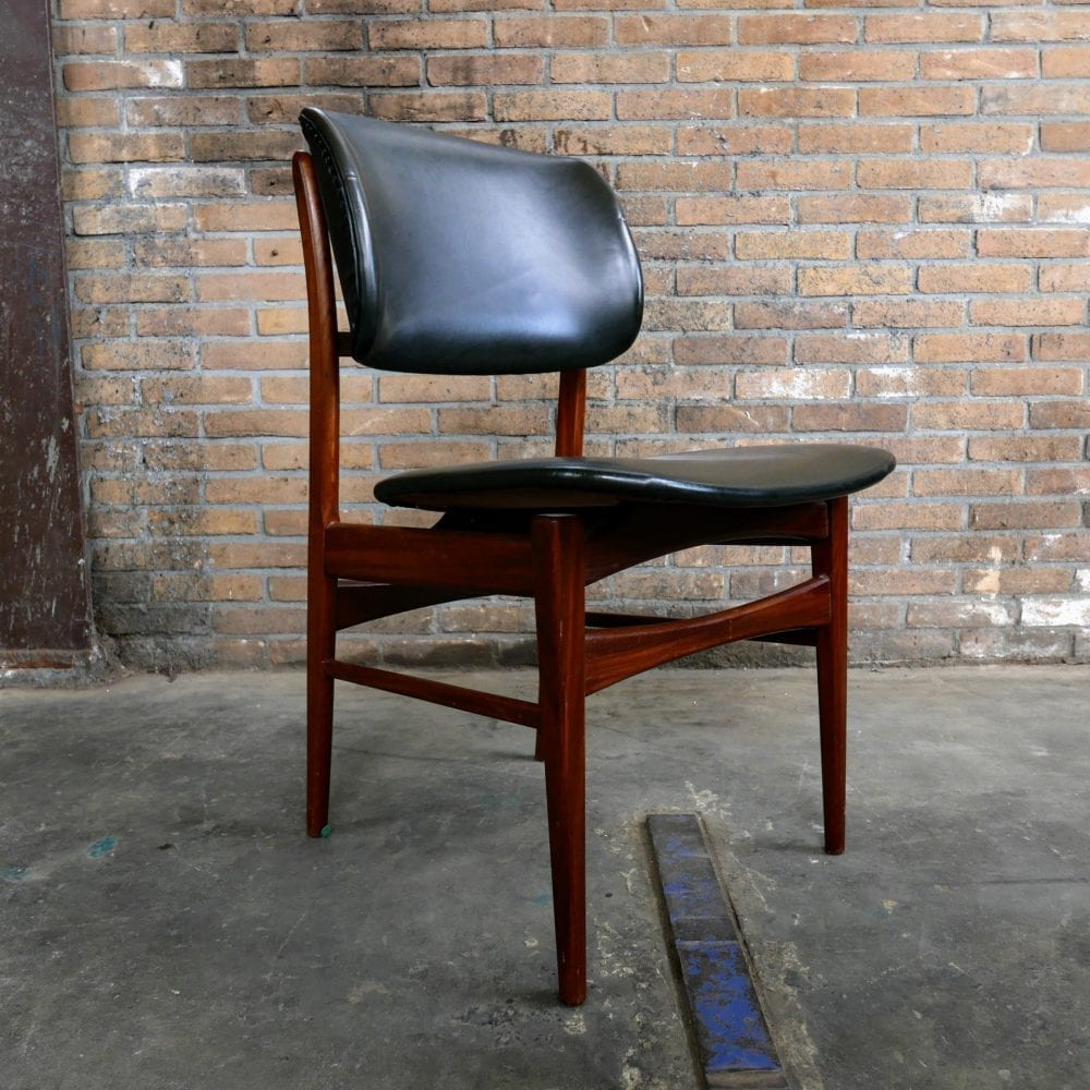vintage leren stoel