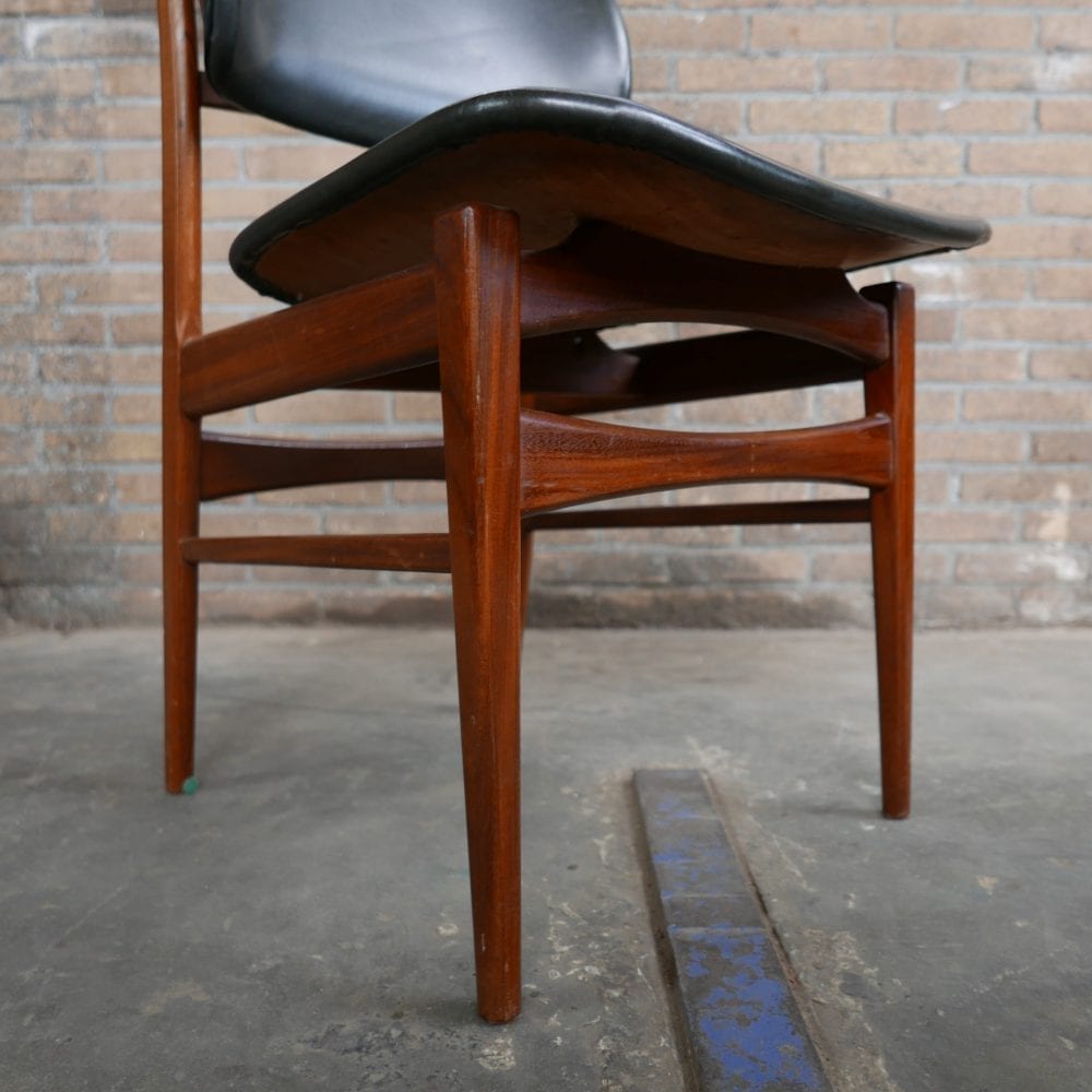 vintage leren stoel