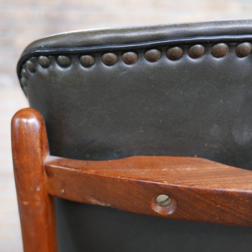 vintage leren stoel