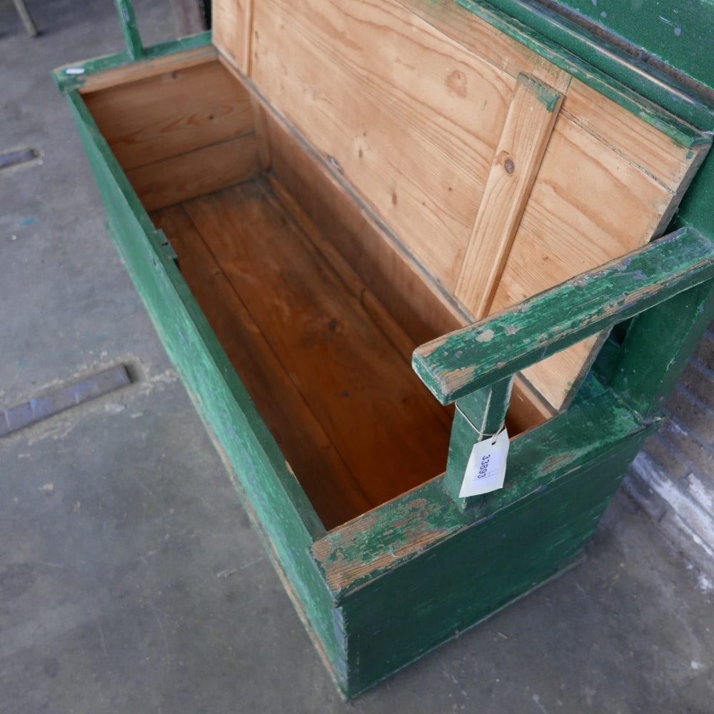 Groene kistbank