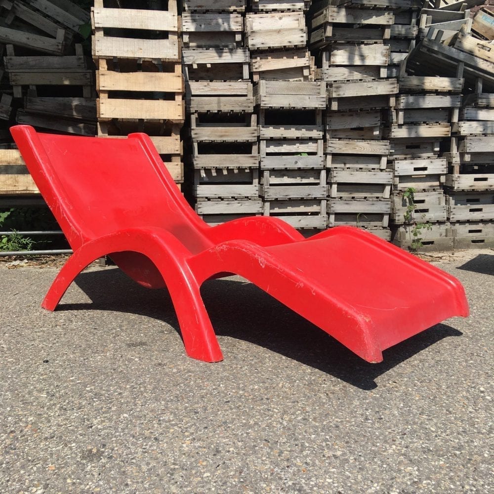 rode ligstoel