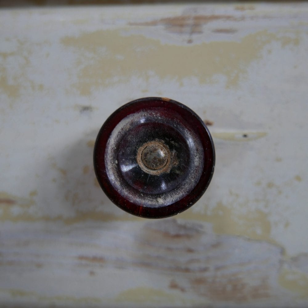 Brocante witte kastje