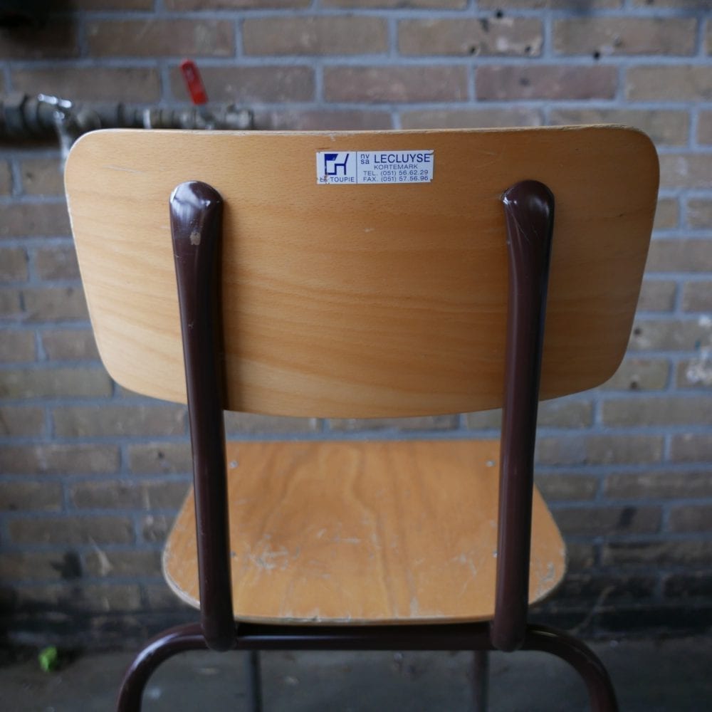 Vintage schoolstoelen - Afbeelding 3