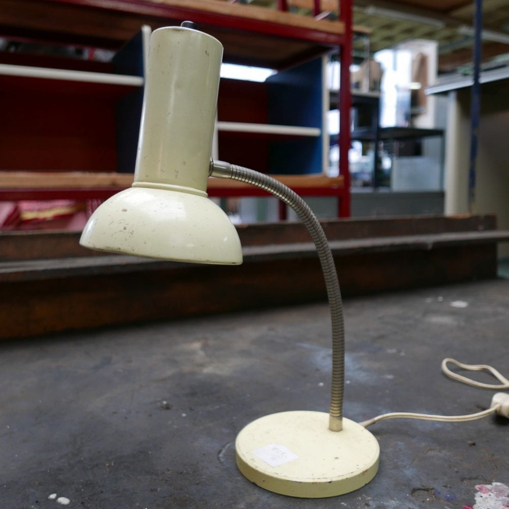 Industriële crème lamp