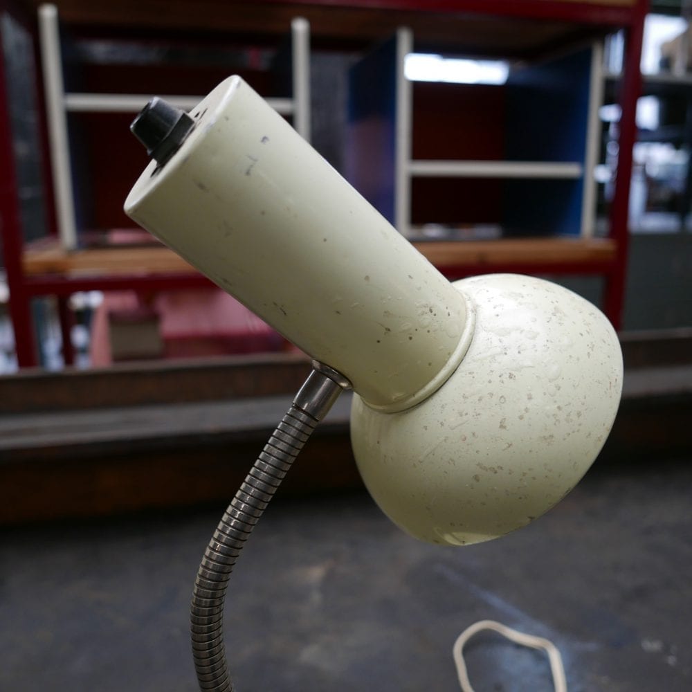 Industriële crème lamp