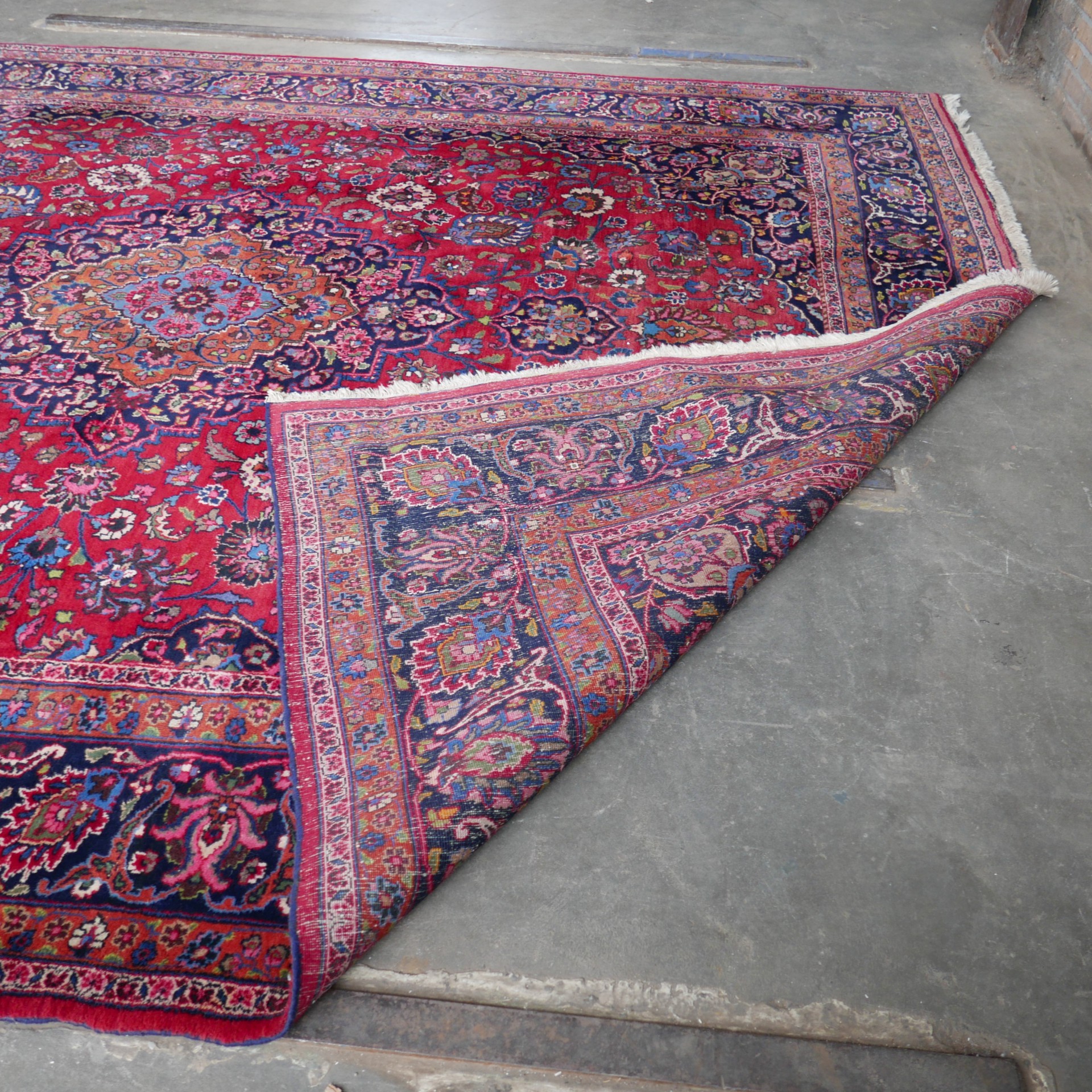 Resoneer sensatie Voorafgaan Perzisch handgeknoopt tapijt rood » Van Dijk & Ko