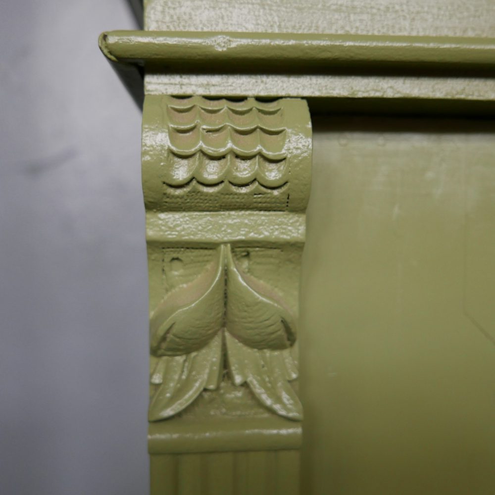 Groene houten linnenkast - Afbeelding 8