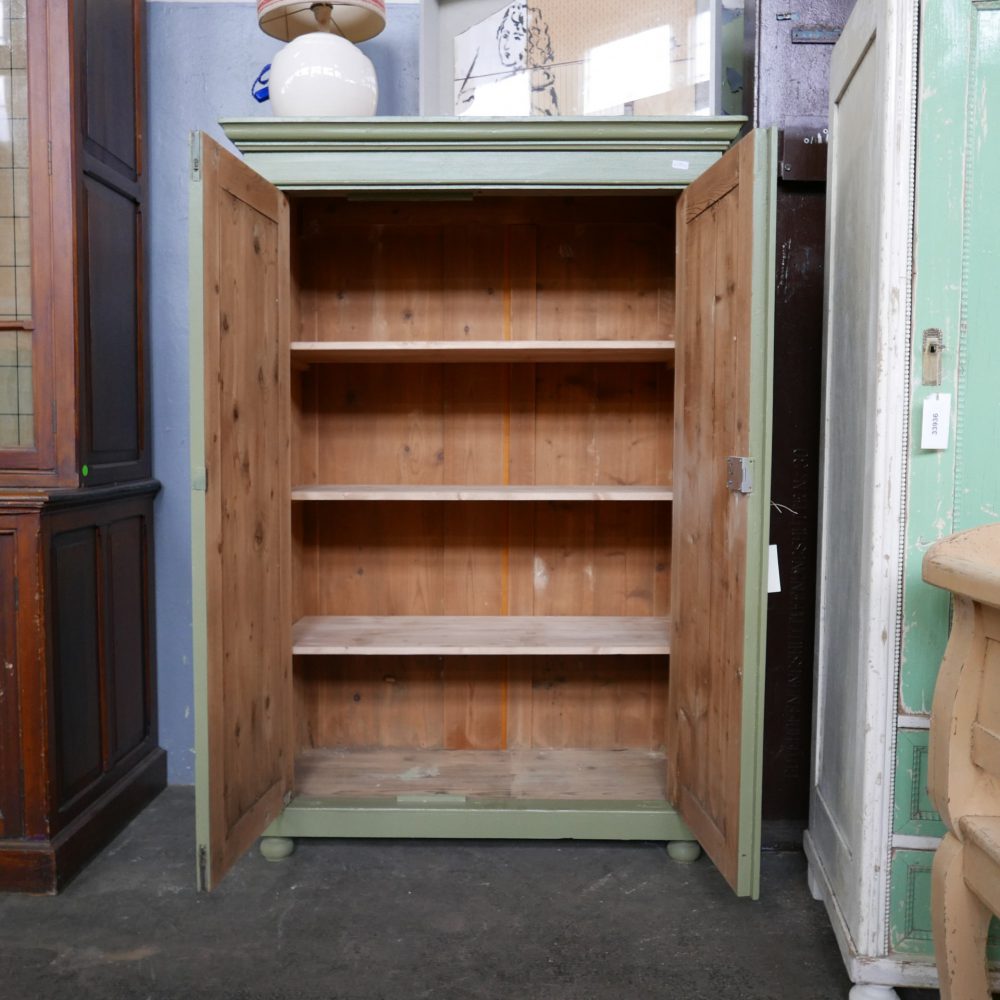 Groene houten linnenkast - Afbeelding 10