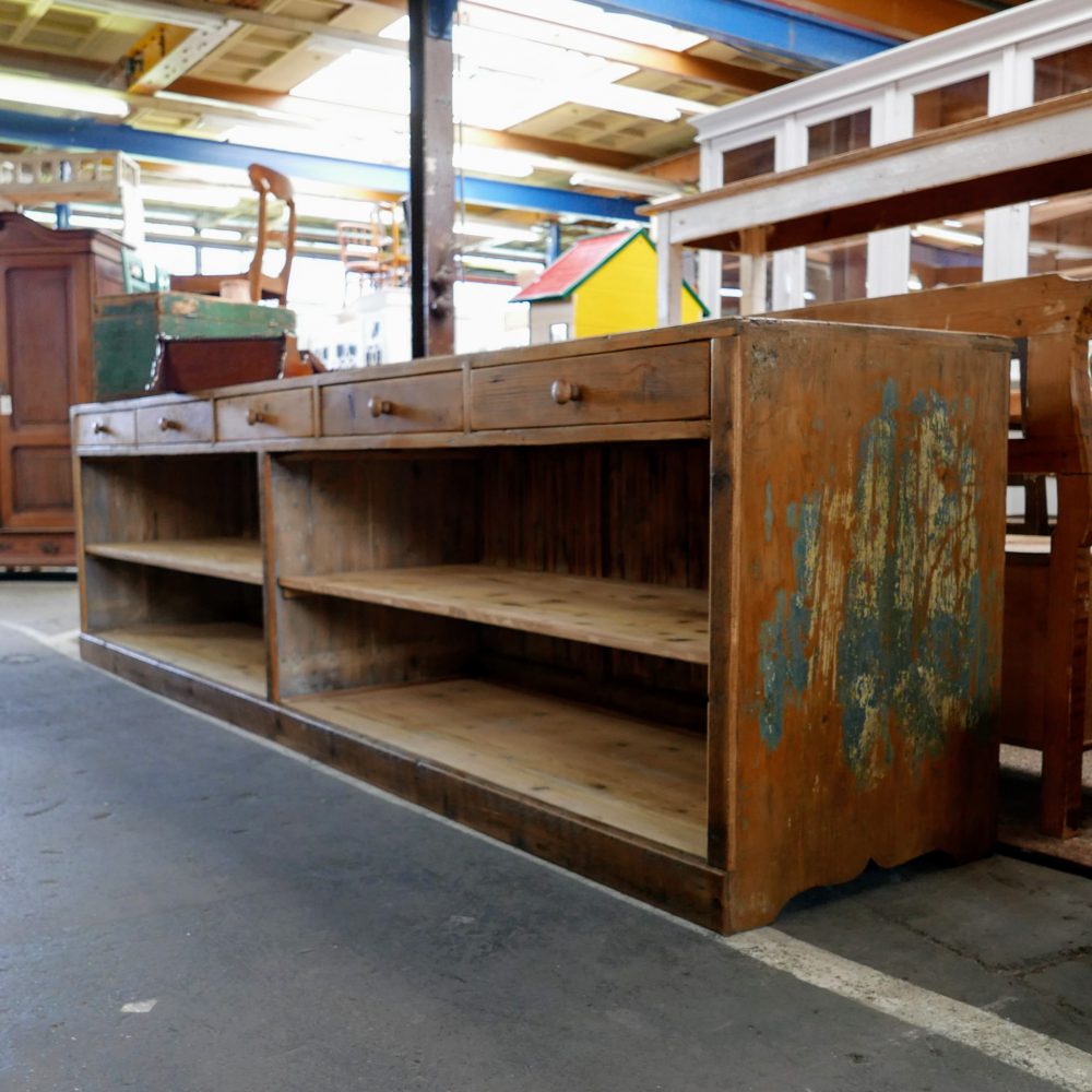 Vintage houten toog - Afbeelding 5