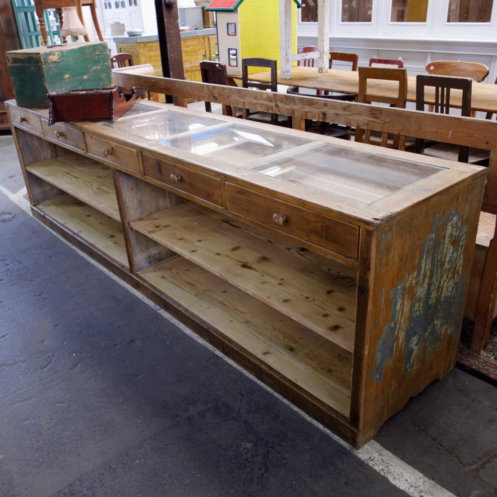 Vintage houten toog - Afbeelding 12