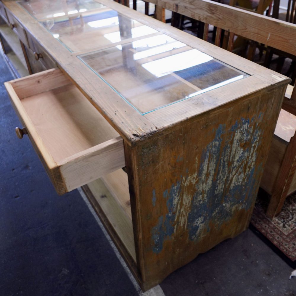 Vintage houten toog - Afbeelding 6