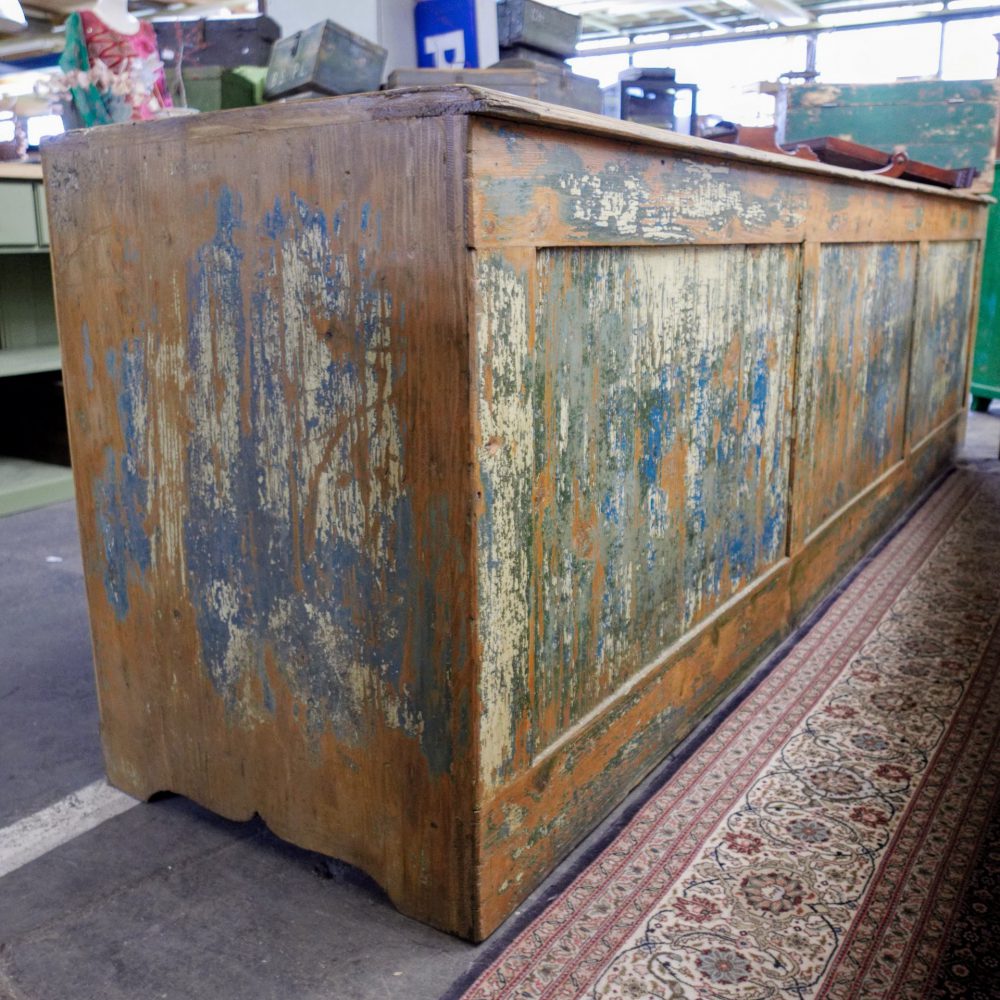 Vintage houten toog - Afbeelding 2