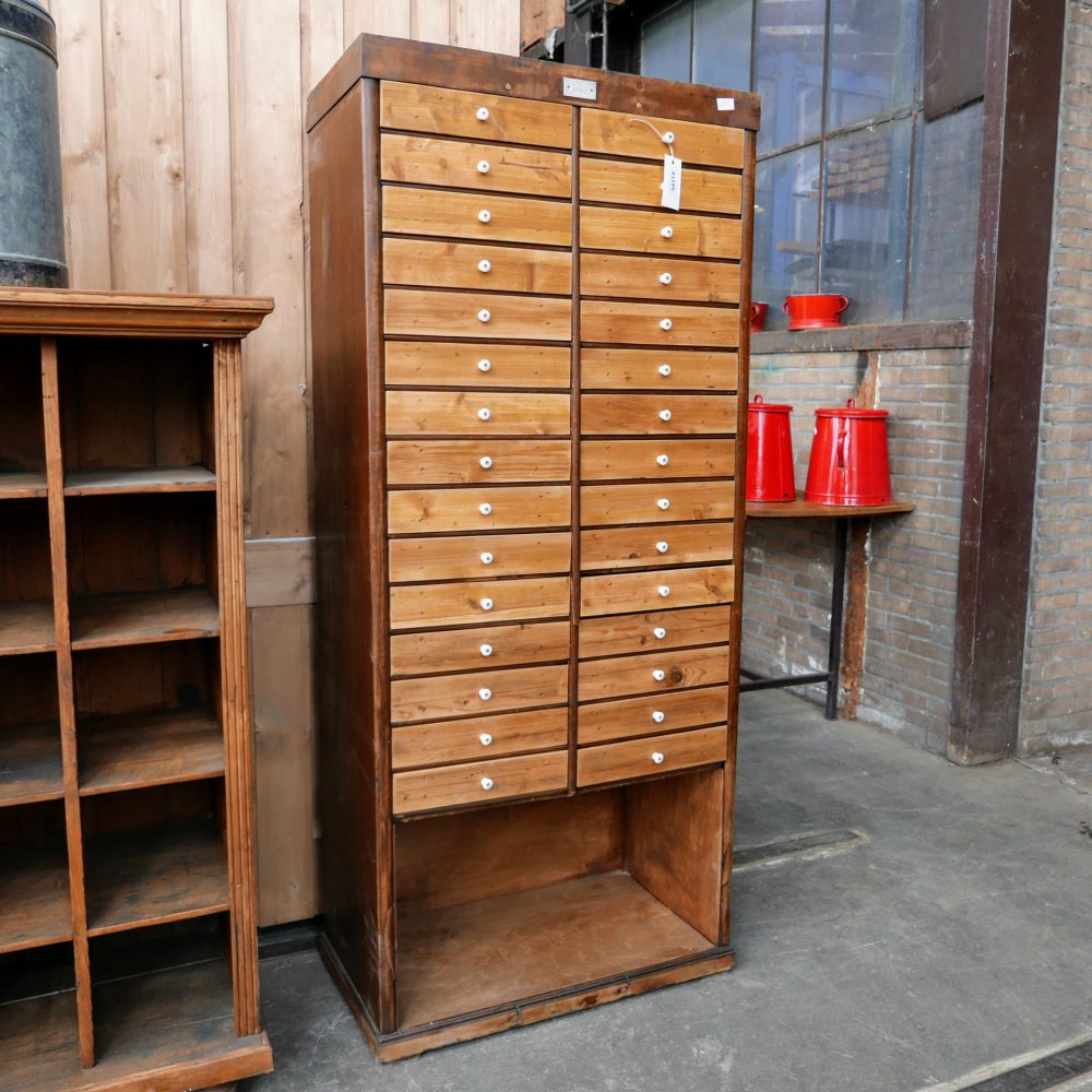 Houten ladekast - Afbeelding 10