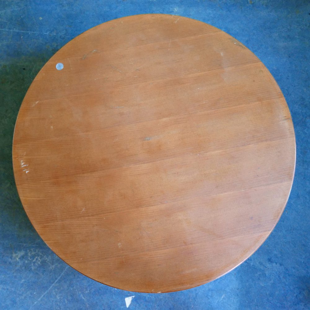 ronde retro salontafel