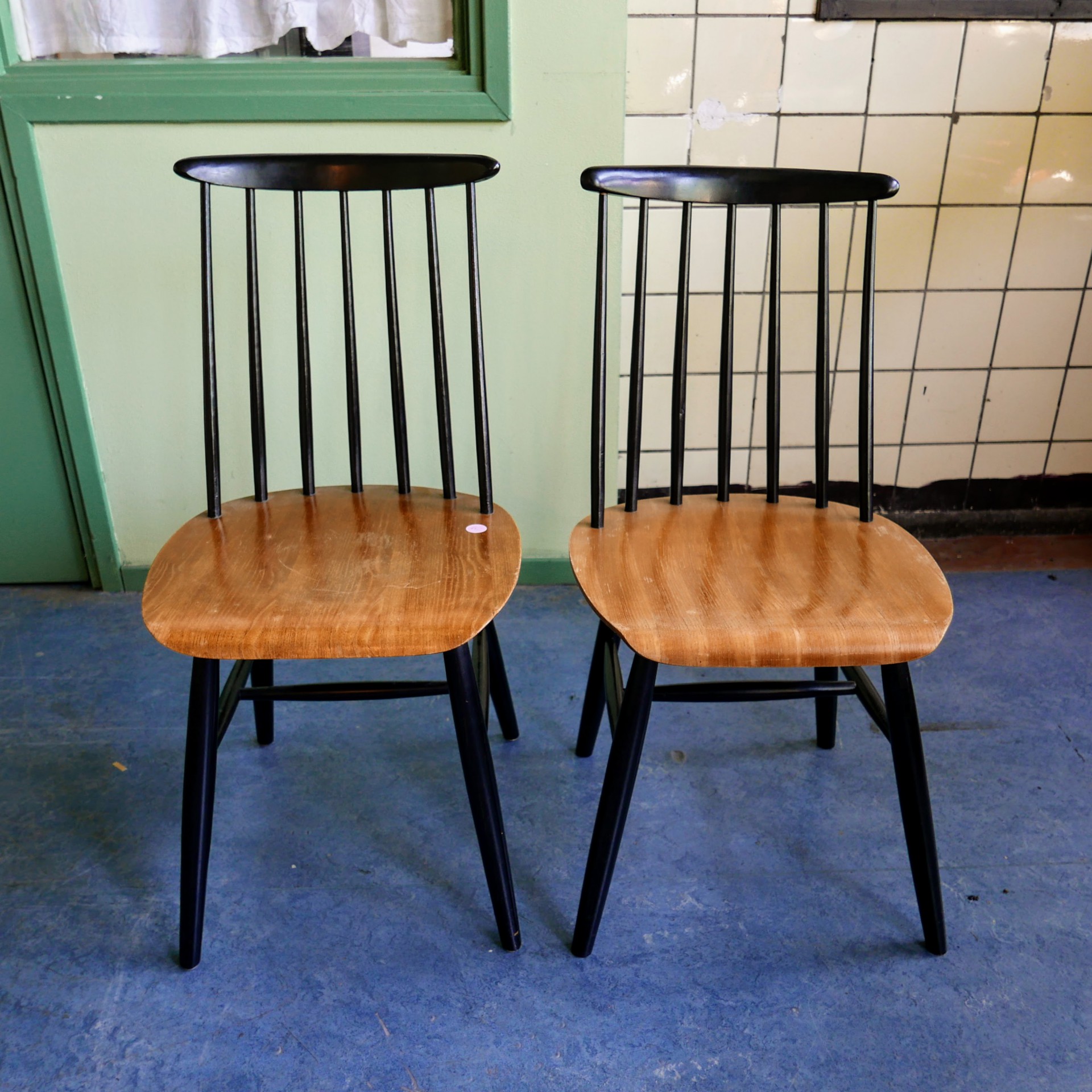 Honger pols terugtrekken Vintage jaren '60 stoel (2x) » Van Dijk & Ko