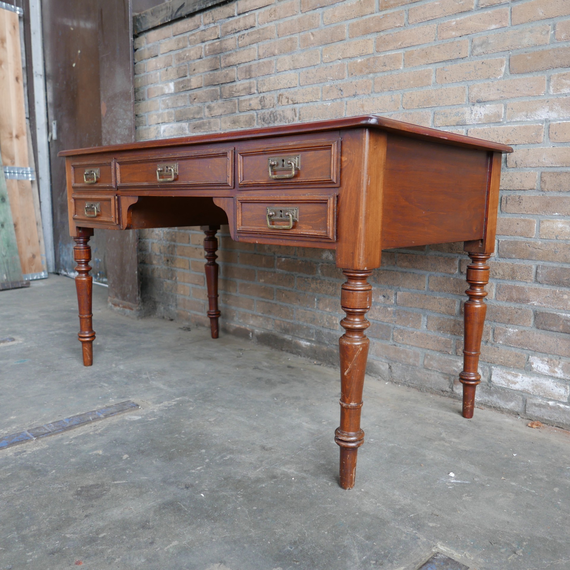 Nietje tarief Continu Antiek houten bureau » Van Dijk & Ko