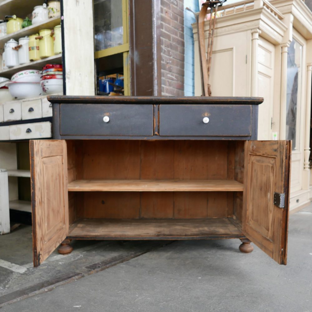 Bruine onderkast dressoir commode