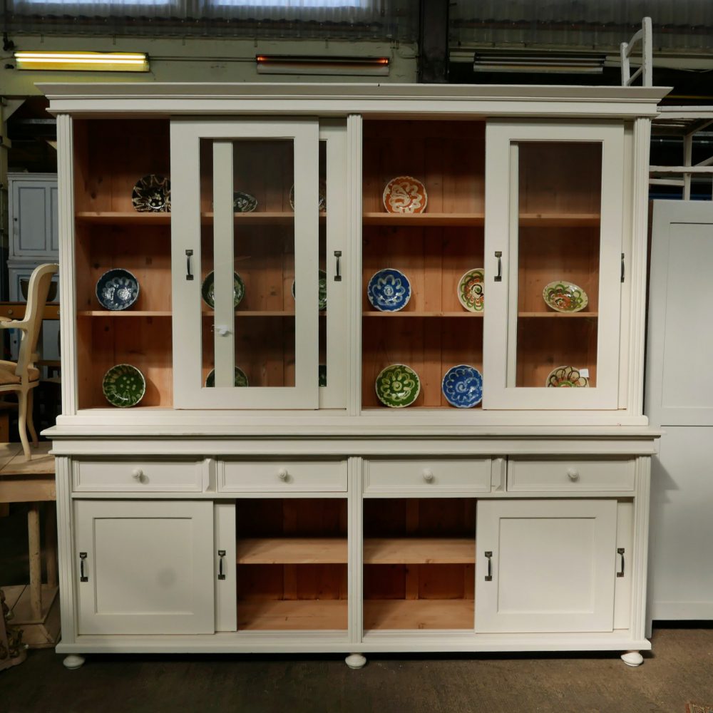 Houten vitrinekast - Afbeelding 2