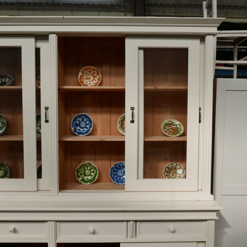 Houten vitrinekast - Afbeelding 3