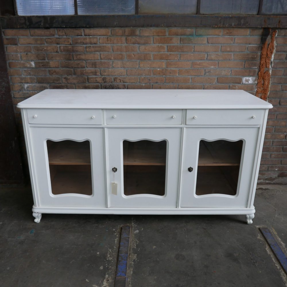 Brocante wit dressoir commode