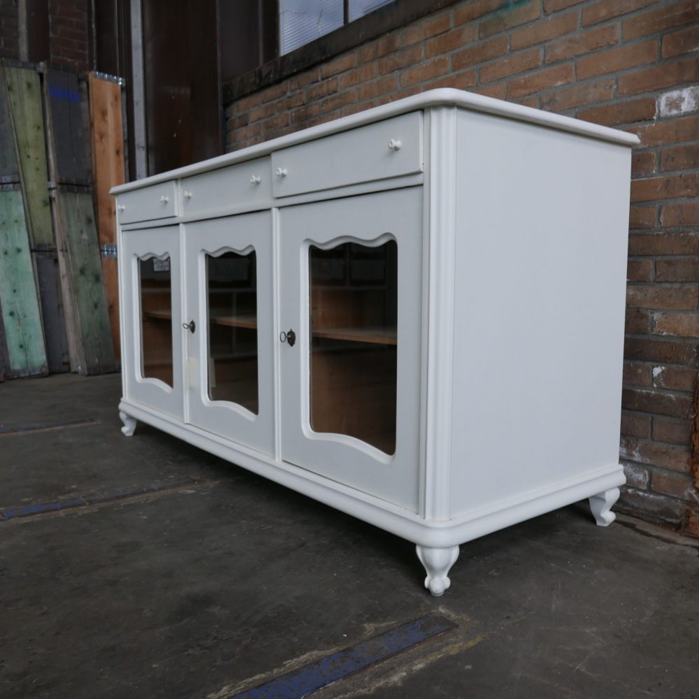 Brocante wit dressoir commode