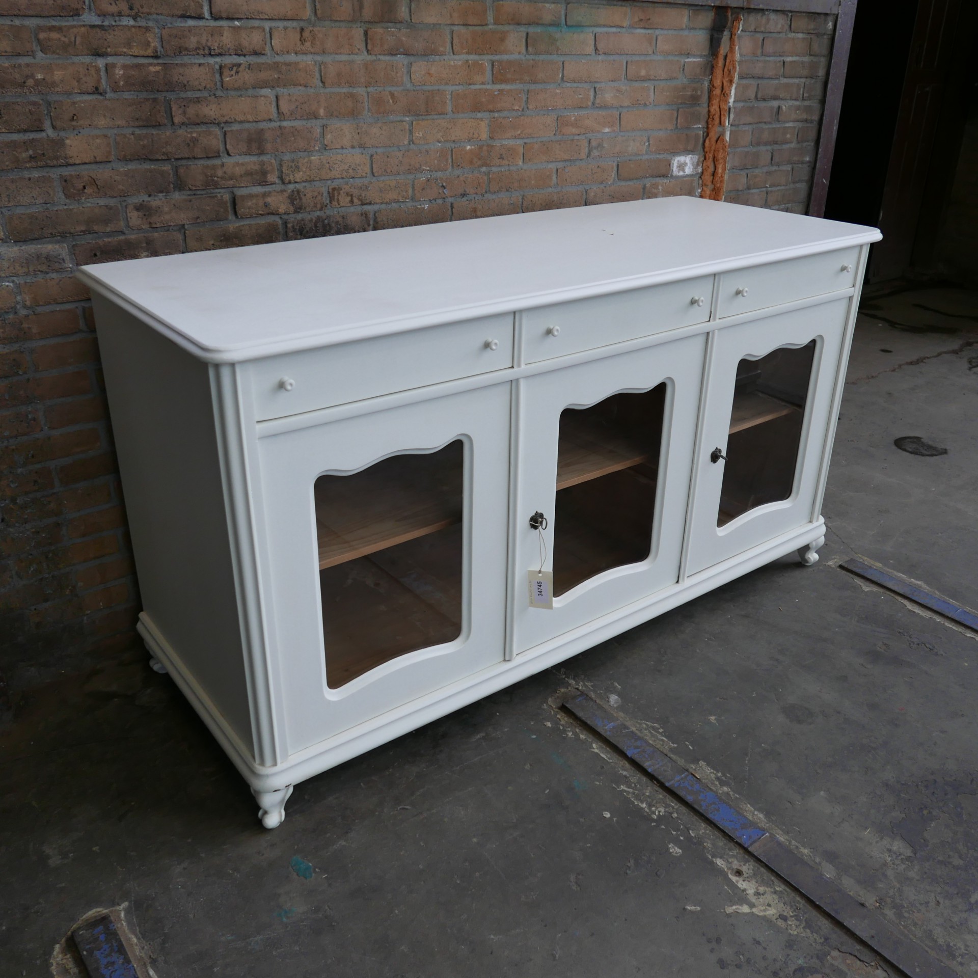 handboeien resterend vooroordeel Wit dressoir met glas » Van Dijk & Ko