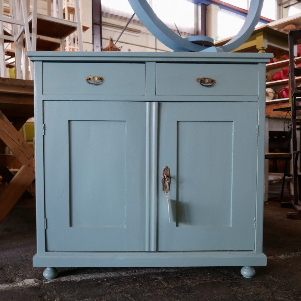 Turquoise commode