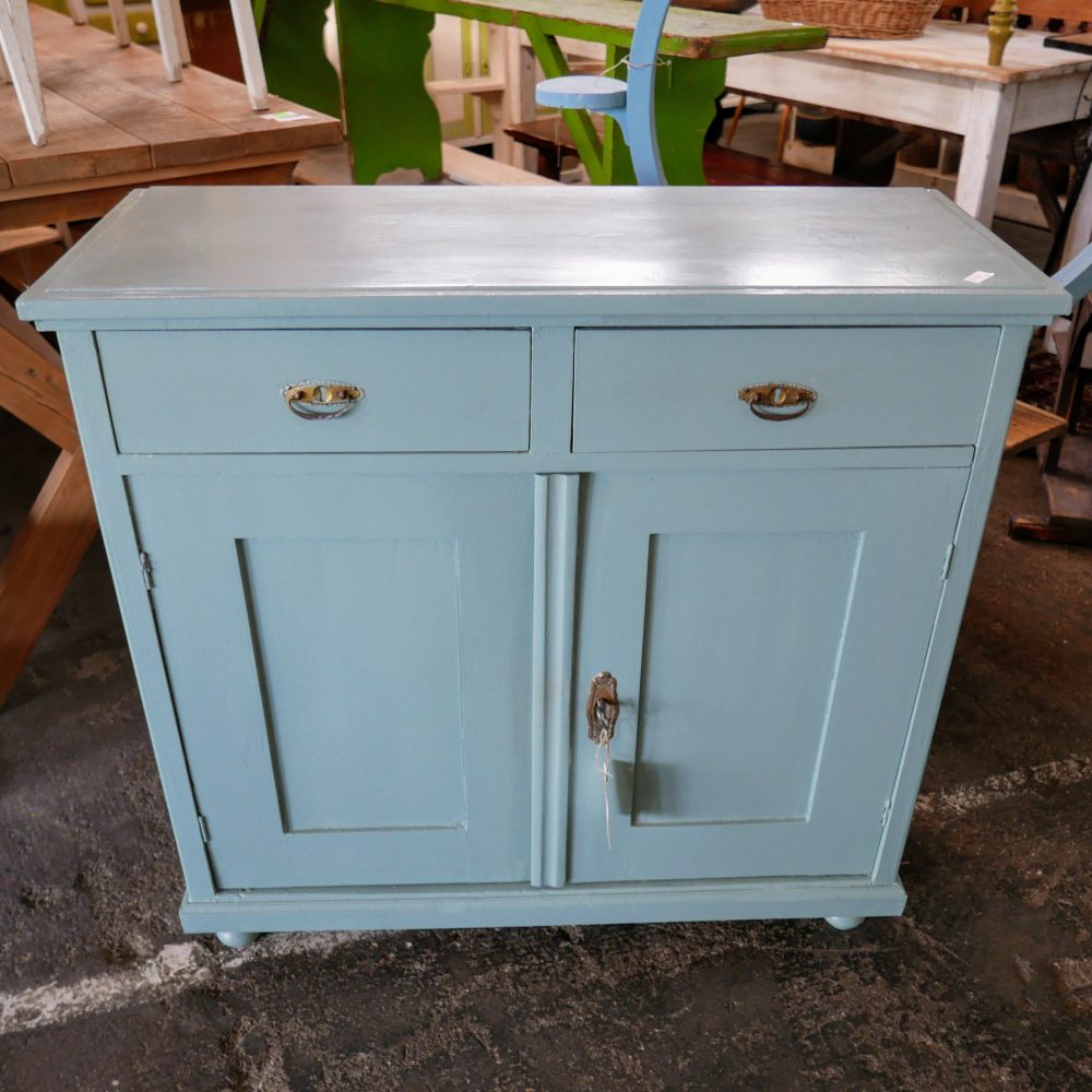 Turquoise commode